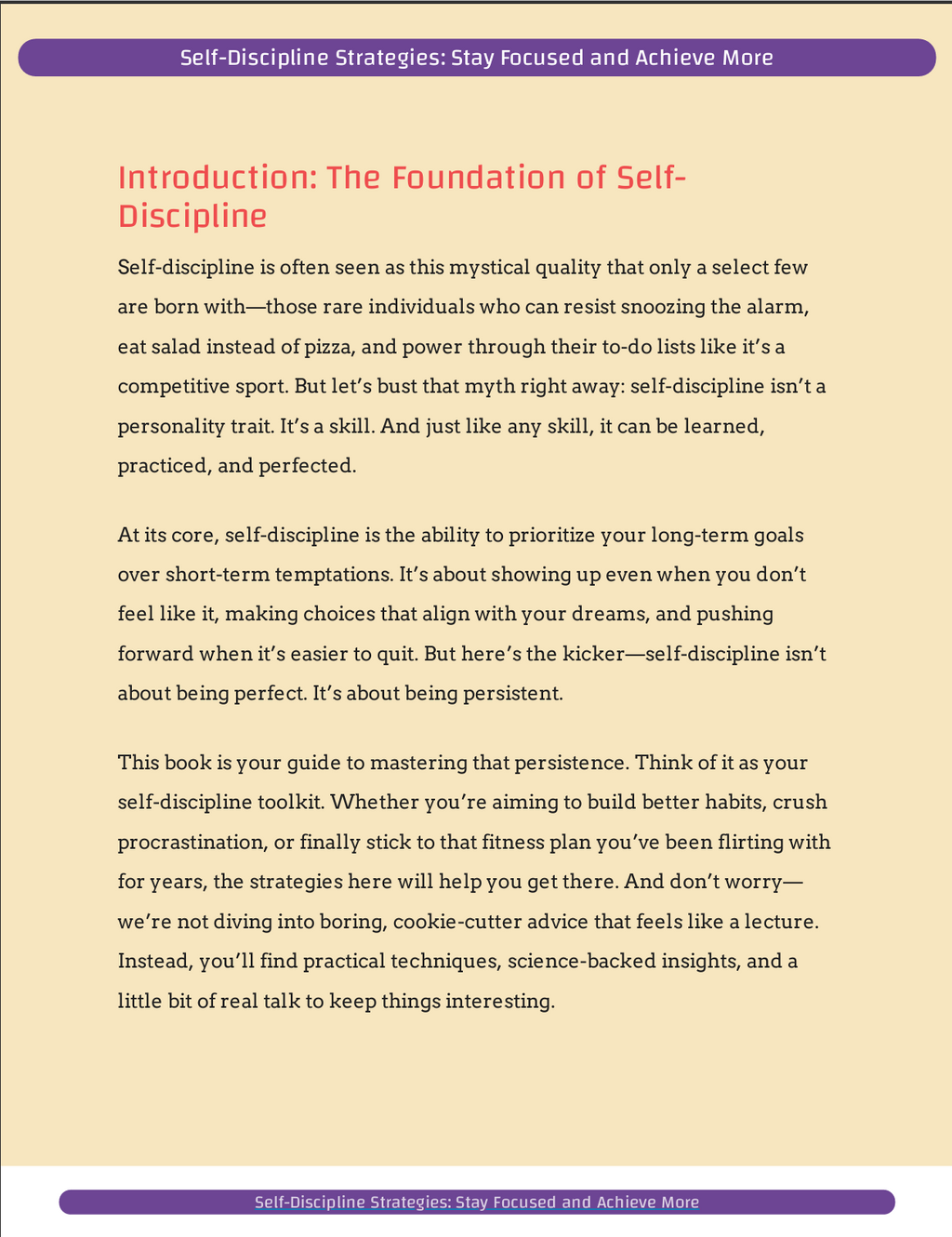 Self-Discipline Strategies - Stay focused and achieve more