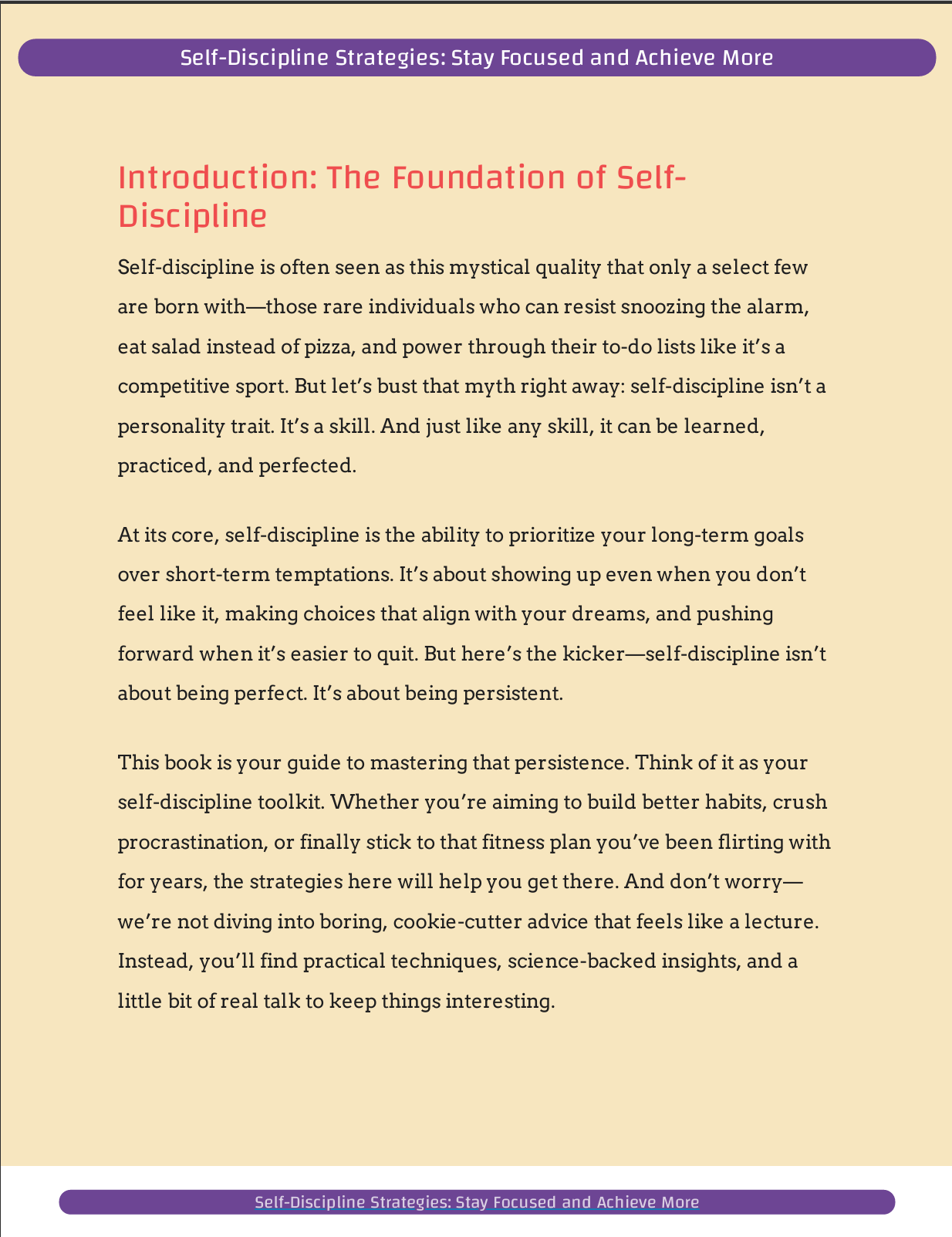 Self-Discipline Strategies - Stay focused and achieve more