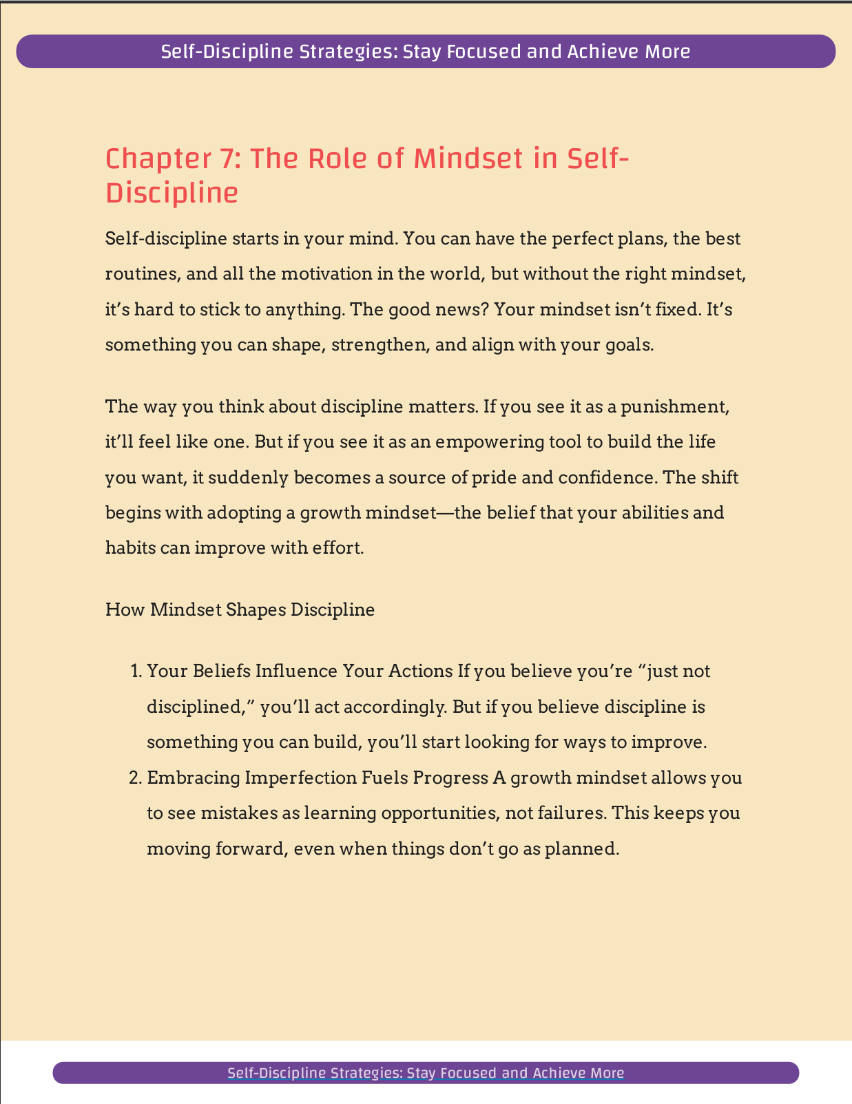 Self-Discipline Strategies - Stay focused and achieve more