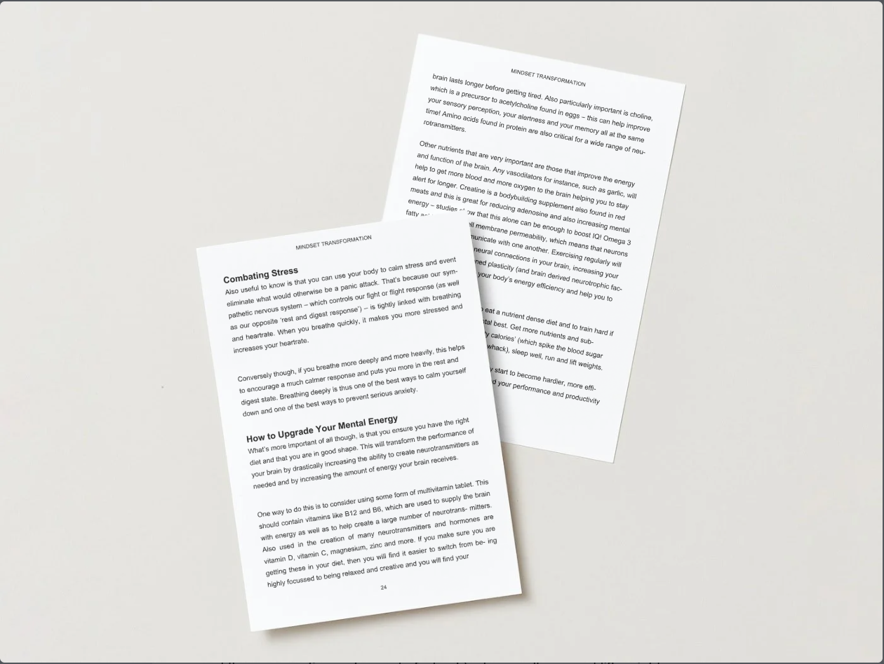 Mindset Transformation