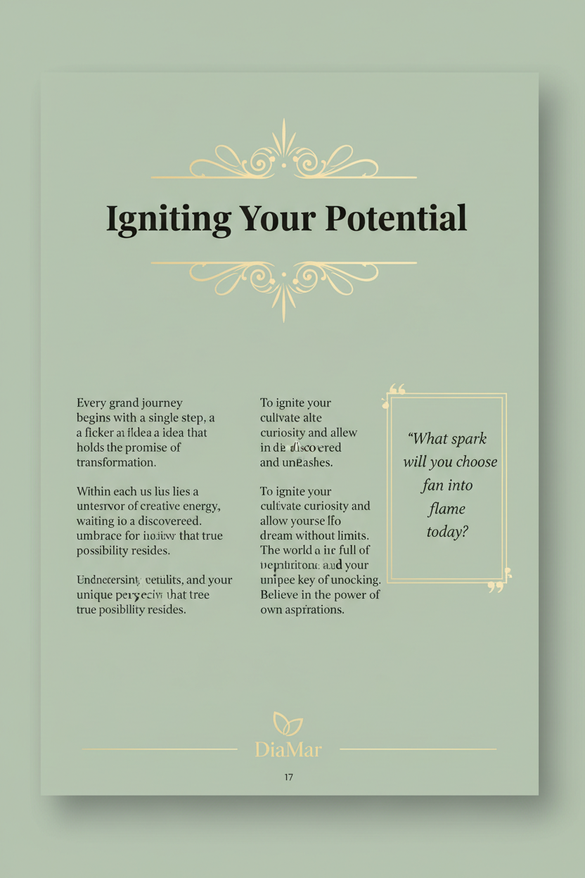 A Spark of Possibility