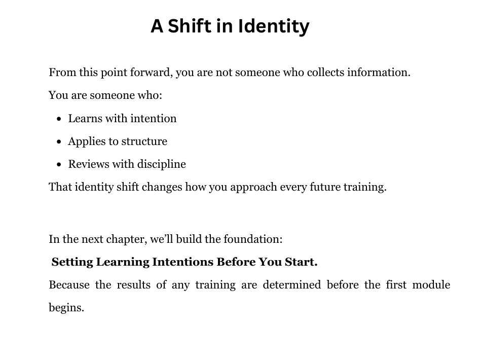 Text document titled 'A Shift in Identity' on a white background