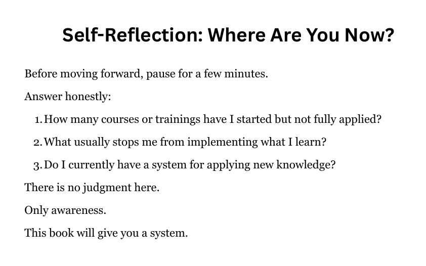 Text-based self-reflection exercise on a white background