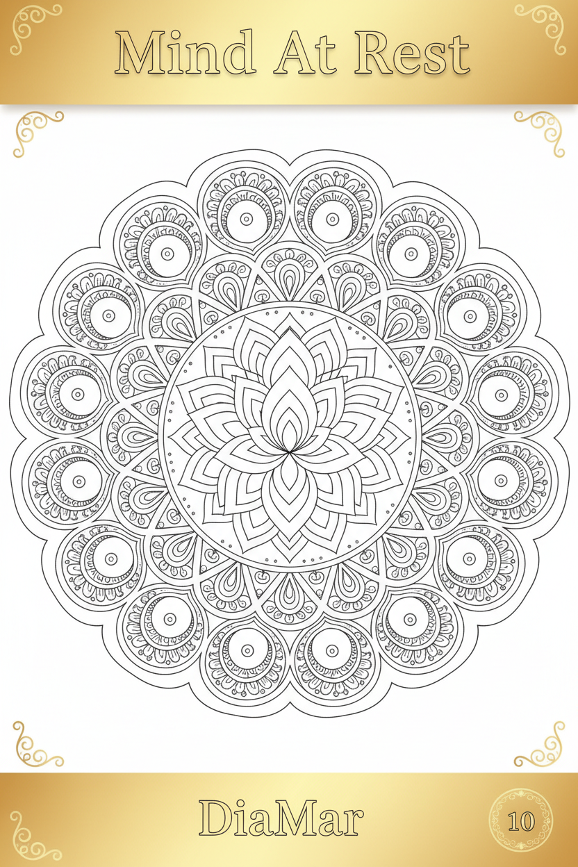 Calm Your Mind in 10 minutes a day- colouring book