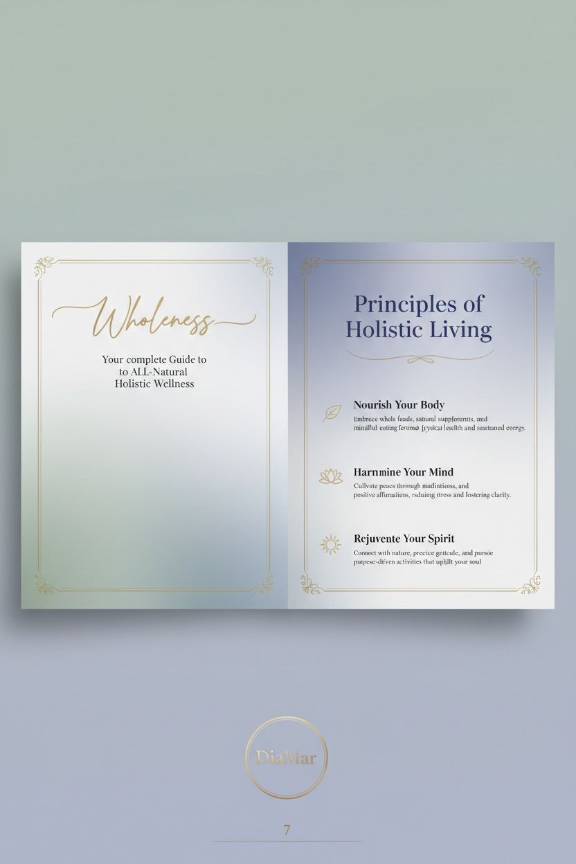 Wholeness - Your complete Guide to ALL-Natural Holistic Wellness